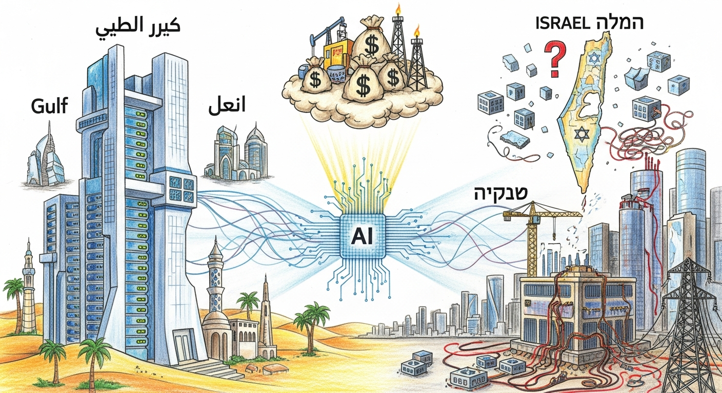 המפרץ שופך מיליארדים על תשתיות AI: האם ישראל מוותרת על ריבונות החישוב של המזרח התיכון?
