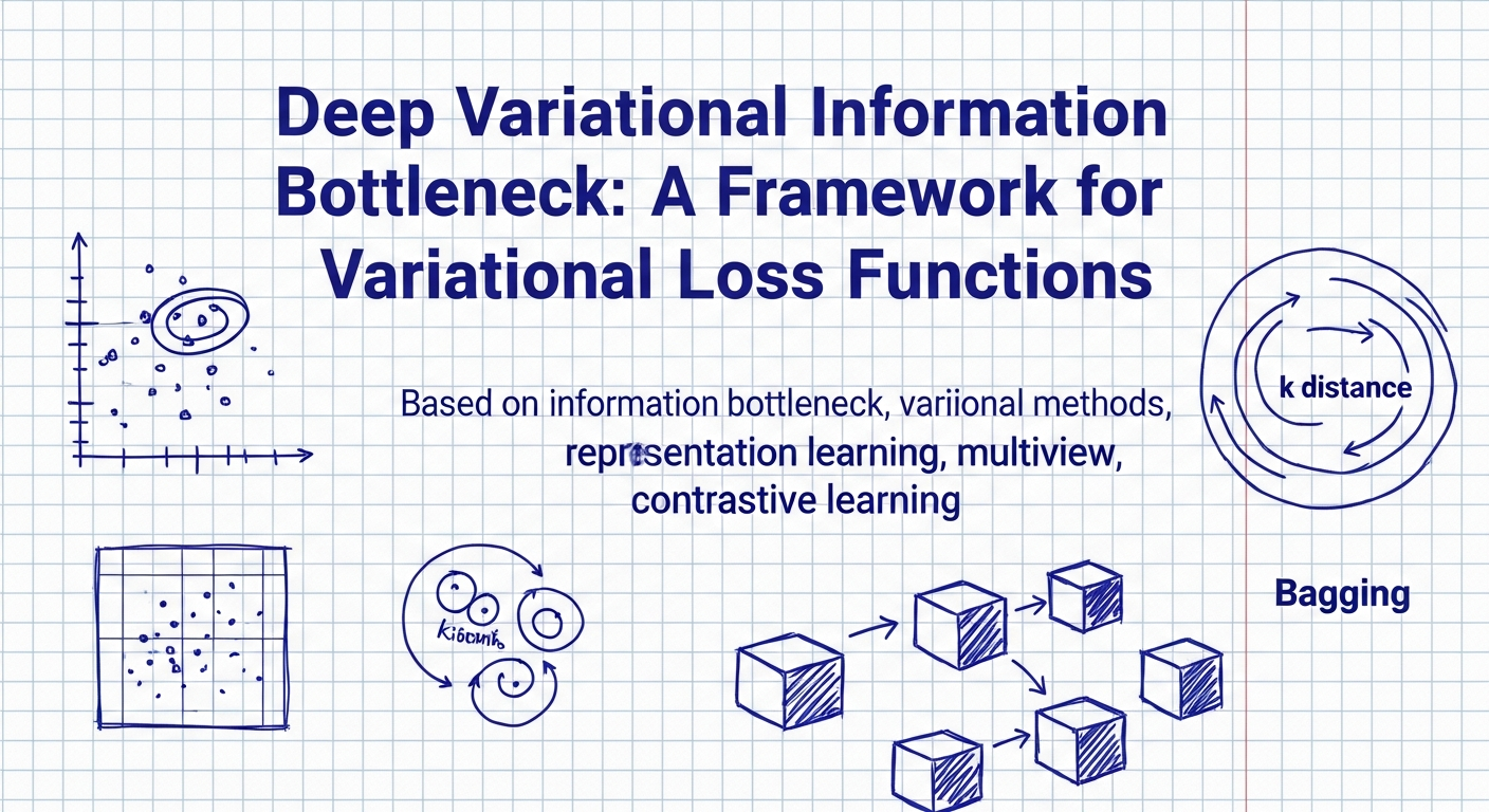 צוואר בקבוק המידע הרב־משתני הווריאציוני העמוק - מסגרת לפונקציות הפסד וריאציוניות