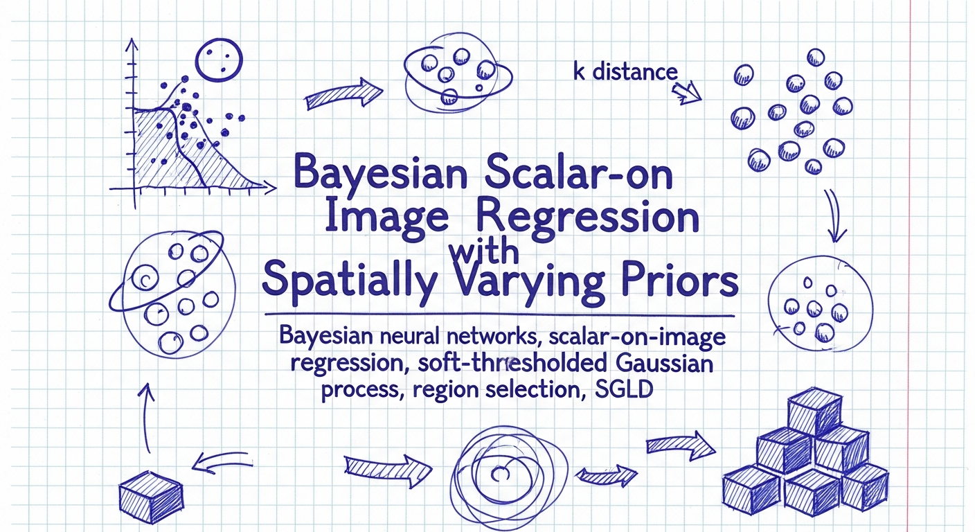 רגרסיית סקלר-על-תמונה בייסיאנית עם פריור (קדימות) משתנה מרחבית של רשת עצבית חד־שכבתית