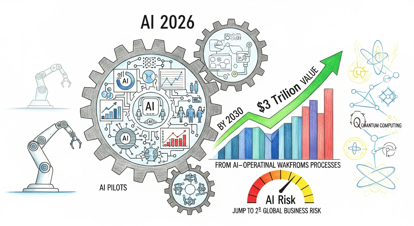 2026: שנת המפנה - מבינה מלאכותית ניסיונית לפריסה תפעולית מלאה