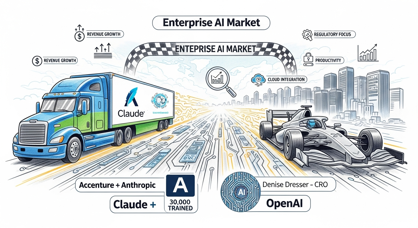 מרוץ ה-AI הארגוני מתגבר: אקסנצ'ר משתפת פעולה עם Anthropic ו-OpenAI ממנה CRO חדשה