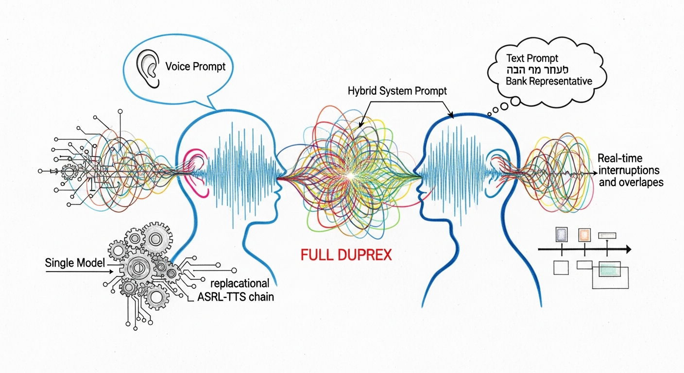 PersonaPlex 7B של NVIDIA: מודל קול דו כיווני שמחבר בין פרסונה, שיבושים בזמן אמת ושליטה בקול, בלי שרשרת ASR-LLM-TTS