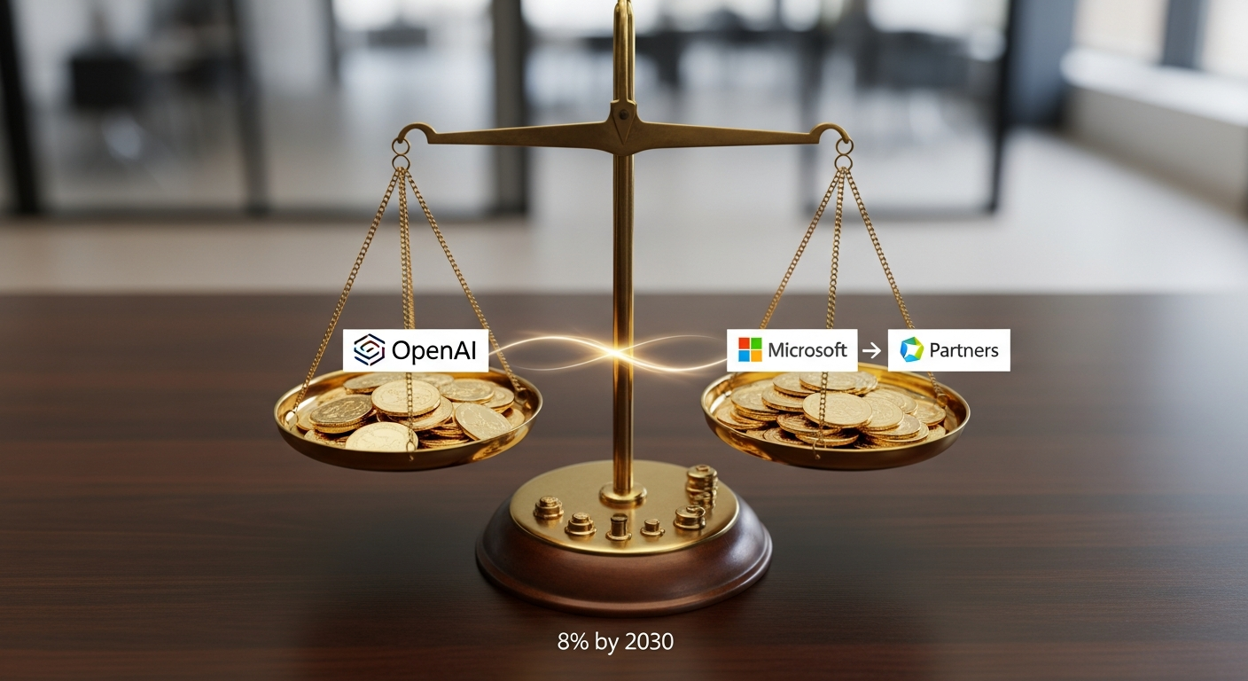 דיווח: OpenAI תחלוק 8% מהכנסותיה עם Microsoft ושותפות נוספות