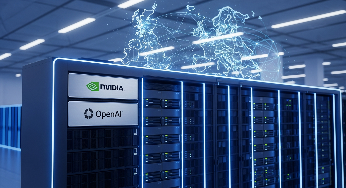 דיווח: OpenAI ו־Nvidia יכריזו על השקעות של מיליארדים בדטה־סנטרים בבריטניה
