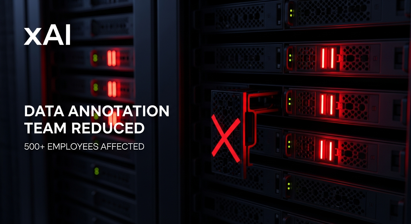 דיווח: xAI פיטרה מאות מתייגי־נתונים בתהליך קיצוץ רחב